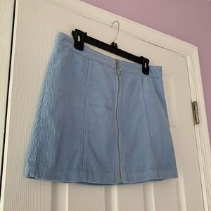 baby blue corduroy skirt 🩵